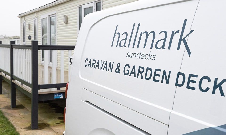 Hallmark Sundecks van on site