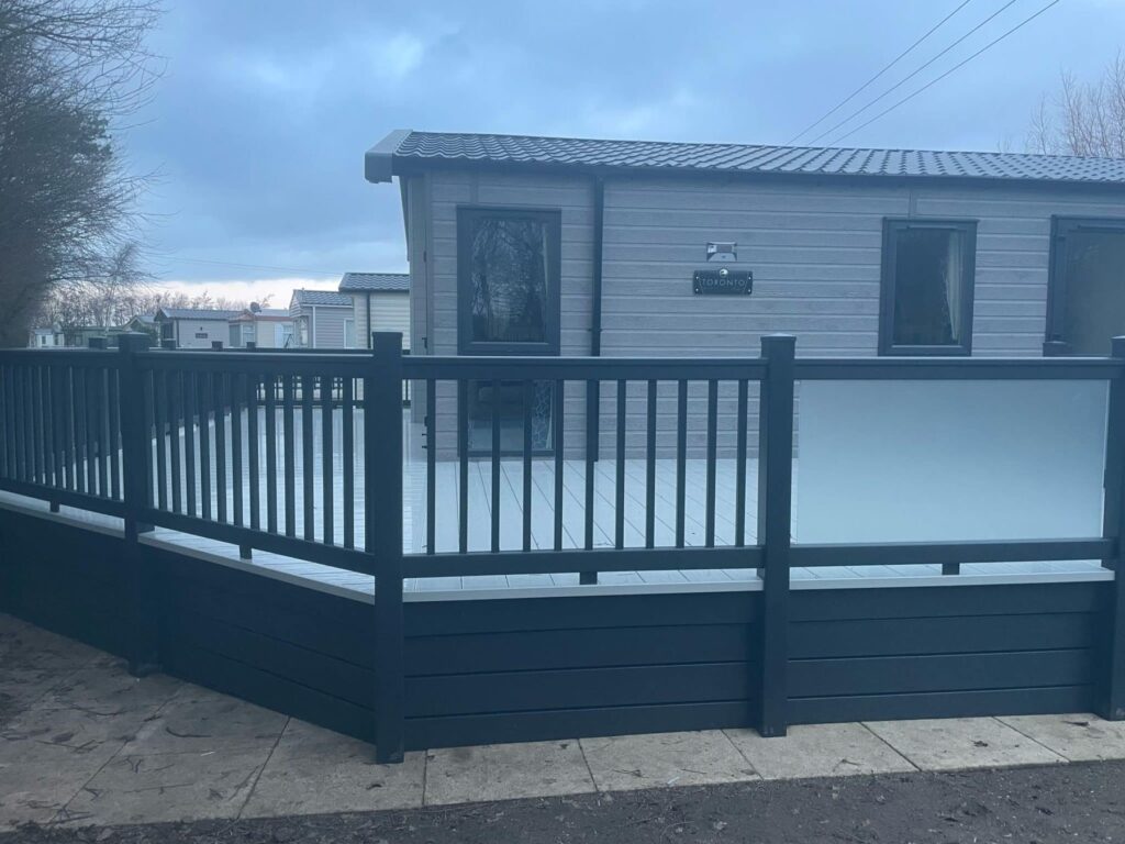 Anthracite holiday home sundeck